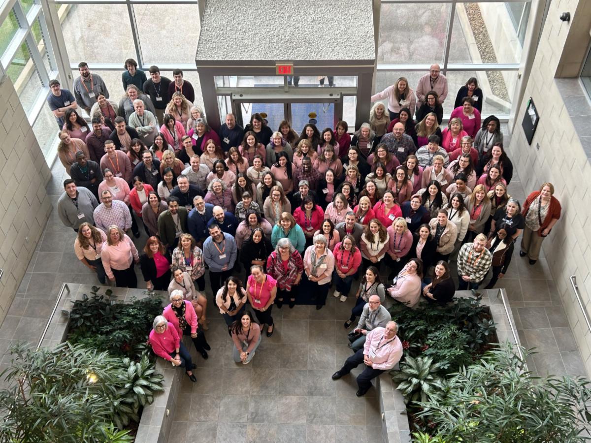 Wide view of all ONSE staff at ONSE headquarters in Pittsburgh, Pennsylvania 