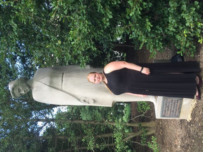 Image of "The Spirit of Nursing" statue in Arlington National Cemetery